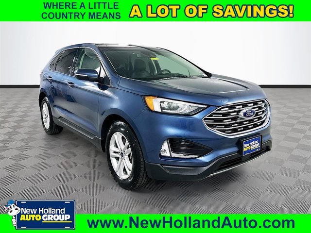Blue Metallic 2019 Ford Edge SEL AWD SUV / Crossover All-Wheel Drive 8-Speed Automatic