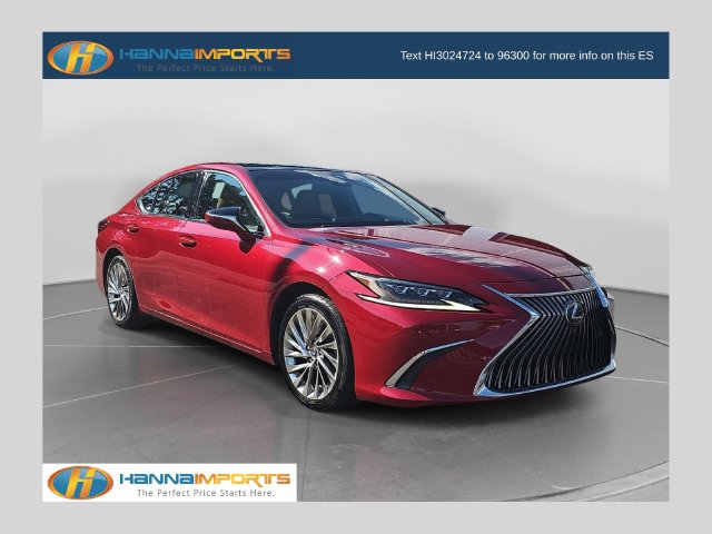 Matador Red Mica 2019 Lexus ES Sedan Front-Wheel Drive 8-Speed Automatic