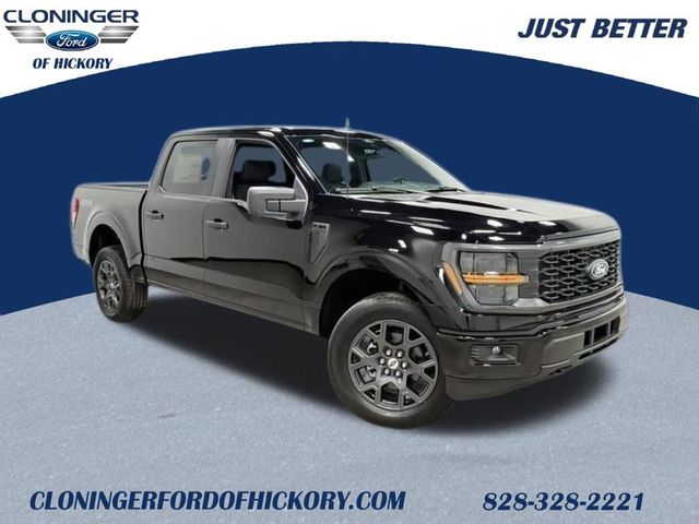 Agate Black Metallic 2026 Ford F-150 STX 4dr SuperCrew 4WD Pickup Truck Four-Wheel Drive Automatic