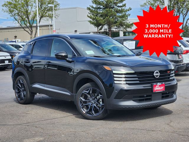 Super Black 2025 Nissan Kicks SUV / Crossover All-Wheel Drive Continuously Variable Transmission