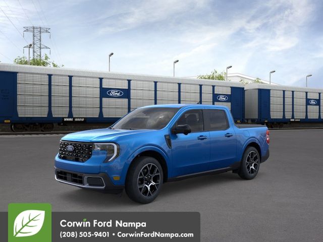 Velocity Blue 2026 Ford Maverick Lariat SuperCrew AWD Pickup Truck All-Wheel Drive Continuously Variable Transmission