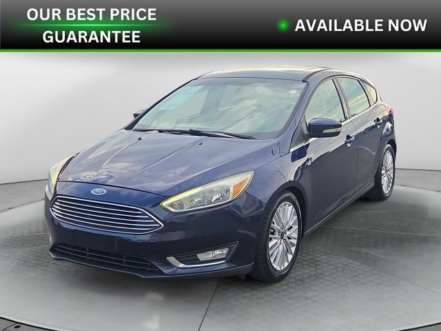 Kona Blue 2016 Ford Focus Hatchback Front-Wheel Drive 6-Speed Automatic