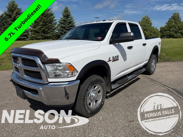 Bright White Clearcoat 2018 RAM 2500 Tradesman Crew Cab 4WD Pickup Truck Four-Wheel Drive 6-Speed Automatic