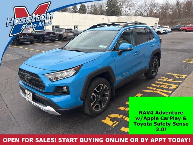 Blue Flame 2019 Toyota RAV4 Adventure AWD SUV / Crossover All-Wheel Drive 8-Speed Automatic