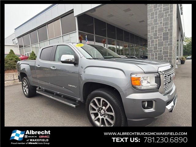 Gray (Satin Steel Metallic) 2019 GMC Canyon Pickup Truck Four-Wheel Drive 8-Speed Automatic