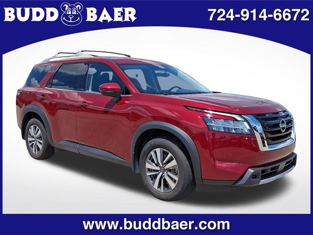 Red (Scarlet Ember Tintcoat) 2023 Nissan Pathfinder SUV / Crossover All-Wheel Drive 9-Speed Automatic
