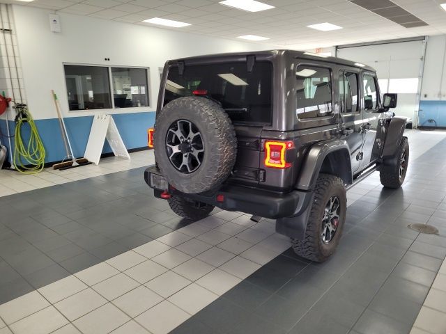 Used 2018 Granite Crystal Metallic Clearcoat Jeep Unlimited Rubicon image 9