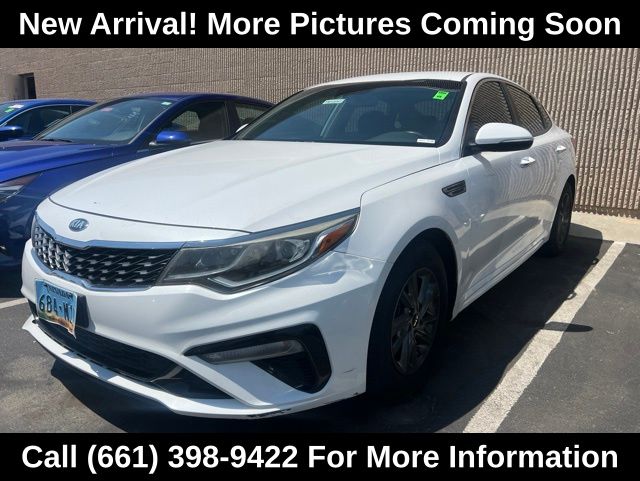 Snow White Pearl 2019 Kia Optima LX FWD Sedan Front-Wheel Drive 6-Speed Automatic
