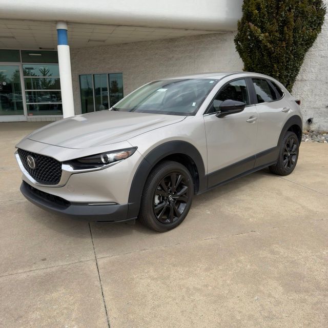 Gray (Platinum Quartz Metallic) 2024 Mazda CX-30 SUV / Crossover All-Wheel Drive 6-Speed Automatic