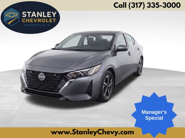 Gray (Gun Metallic) 2024 Nissan Sentra Sedan Front-Wheel Drive Continuously Variable Transmission