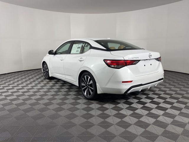 2025 Aspen White Tricoat Nissan Sentra SV FWD Sedan