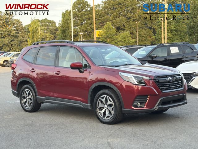 Crimson Red Pearl 2023 Subaru Forester SUV / Crossover All-Wheel Drive Continuously Variable Transmission
