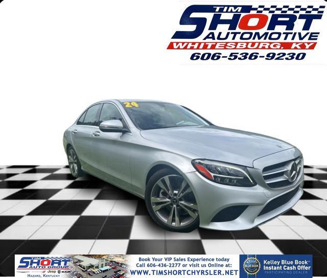 Graphite Gray Metallic 2020 Mercedes-Benz C-Class Sedan Rear-Wheel Drive 9-Speed Automatic