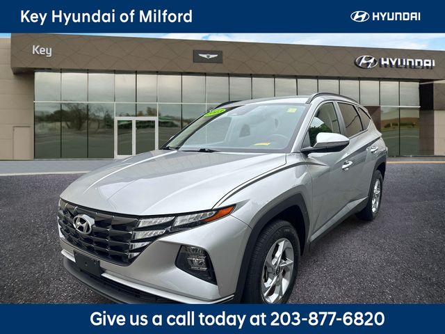 Shimmering Silver 2023 Hyundai Tucson SUV / Crossover All-Wheel Drive 8-Speed Automatic