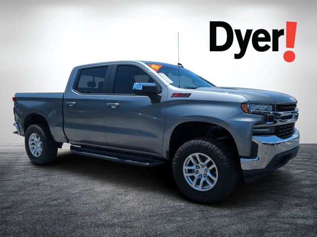 Gray (Satin Steel Metallic) 2021 Chevrolet Silverado 1500 LT Crew Cab 4WD Pickup Truck Four-Wheel Drive 8-Speed Automatic