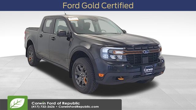 Shadow Black 2024 Ford Maverick Lariat SuperCrew AWD Pickup Truck All-Wheel Drive 8-Speed Automatic