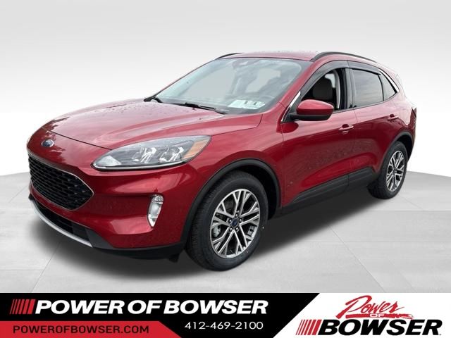 Red Metallic 2021 Ford Escape Hybrid SUV / Crossover Front-Wheel Drive Continuously Variable Transmission