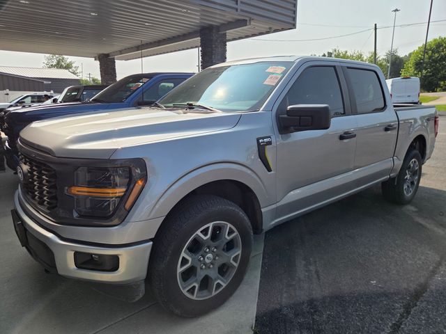Silver Metallic 2024 Ford F-150 Pickup Truck Four-Wheel Drive Automatic