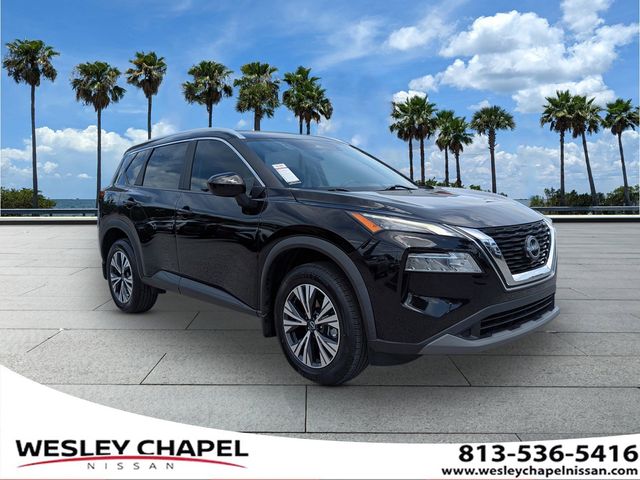 Super Black 2023 Nissan Rogue SV FWD SUV / Crossover Front-Wheel Drive Continuously Variable Transmission