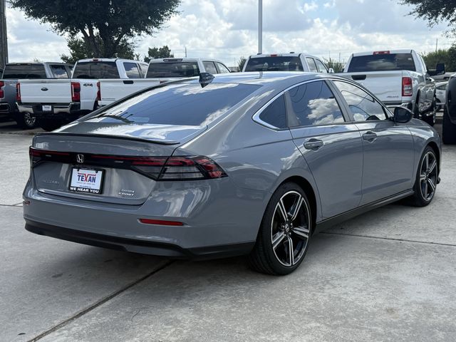 2024 Honda Accord Hybrid Sport White at DeMontrond Gulf Freeway