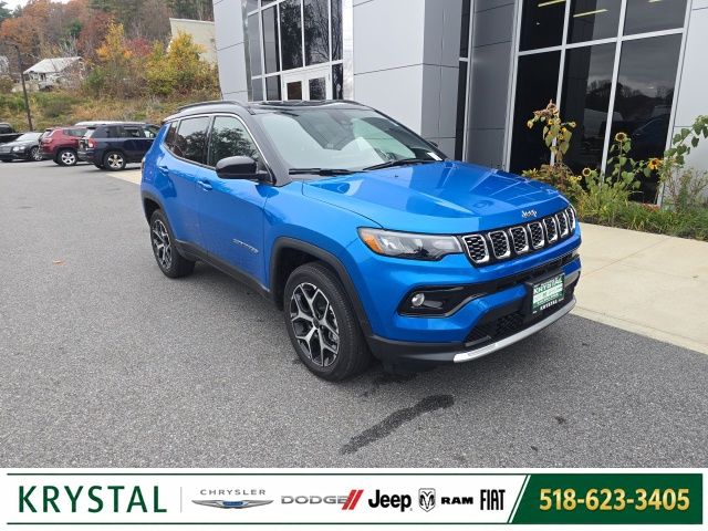 Hydro Blue Pearlcoat 2026 Jeep Compass SUV / Crossover Four-Wheel Drive 8-Speed Automatic