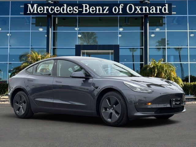 Midnight Silver Metallic 2023 Tesla Model 3 RWD Sedan Rear-Wheel Drive 1-Speed Automatic