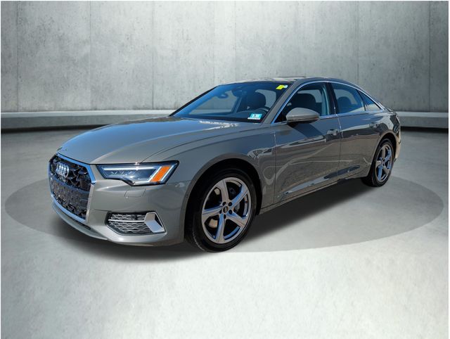 Gray Metallic 2024 Audi A6 quattro Premium 45 TFSI Sedan All-Wheel Drive 7-Speed Automatic