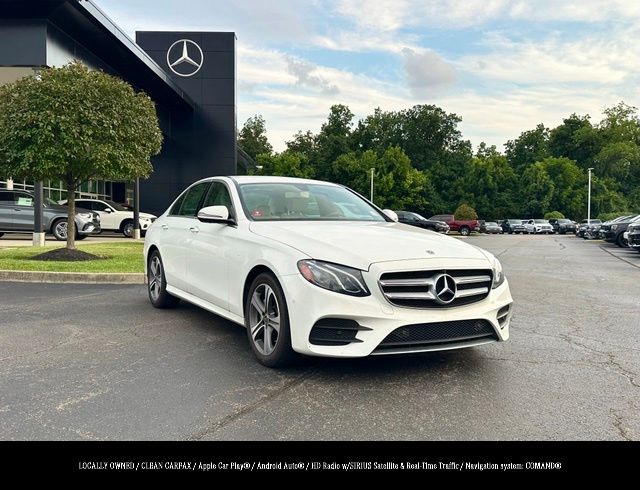 Polar White 2019 Mercedes-Benz E-Class Sedan All-Wheel Drive 9-Speed Automatic