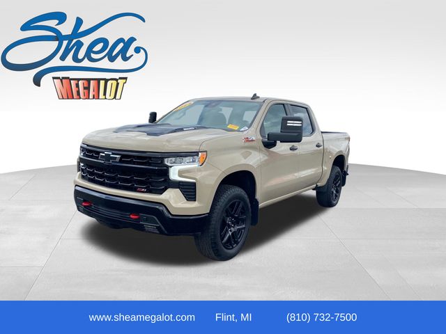 Sand Dune Metallic 2023 Chevrolet Silverado 1500 Pickup Truck Four-Wheel Drive 10-Speed Automatic