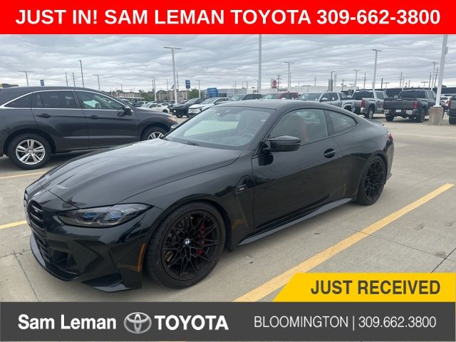 Black Sapphire Metallic 2021 BMW M4 RWD Coupe Rear-Wheel Drive 6-Speed Manual