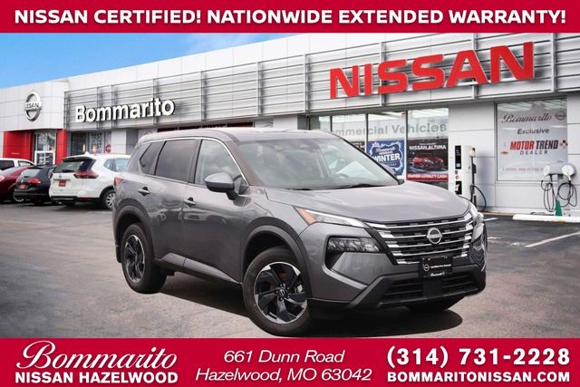 Gray (Gun Metallic) 2024 Nissan Rogue SV AWD SUV / Crossover All-Wheel Drive Continuously Variable Transmission