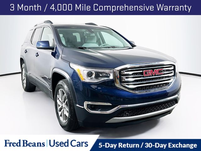 Dark Sapphire Blue Metallic 2017 GMC Acadia SLE-2 FWD SUV / Crossover Front-Wheel Drive 6-Speed Automatic