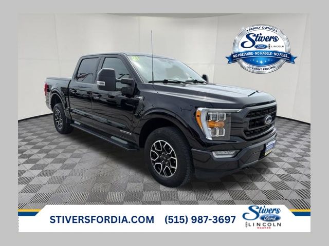 Black Metallic 2021 Ford F-150 Pickup Truck Four-Wheel Drive Automatic