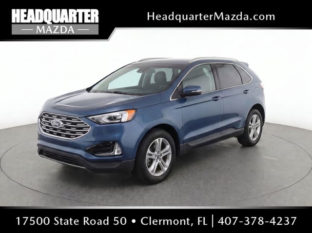 Blue Metallic 2019 Ford Edge SEL FWD SUV / Crossover Front-Wheel Drive 8-Speed Automatic
