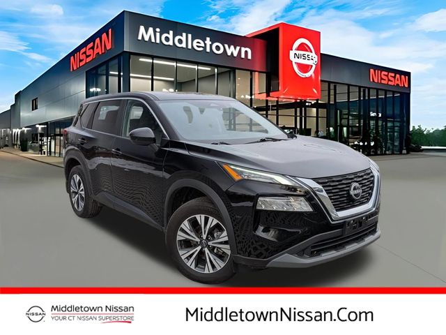Super Black 2023 Nissan Rogue SUV / Crossover All-Wheel Drive Continuously Variable Transmission