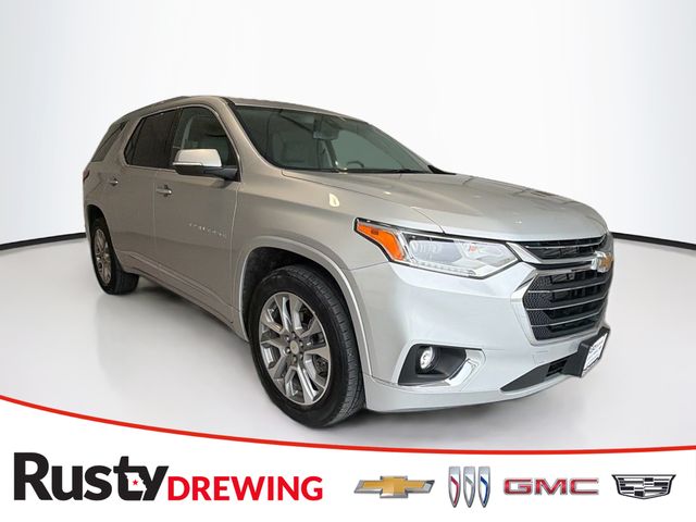 Silver Ice Metallic 2021 Chevrolet Traverse Premier AWD SUV / Crossover Four-Wheel Drive 9-Speed Automatic