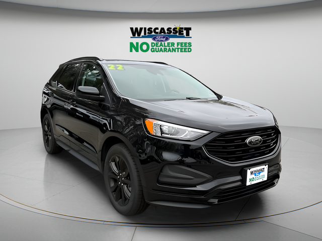 Black Metallic 2022 Ford Edge SUV / Crossover All-Wheel Drive 8-Speed Automatic