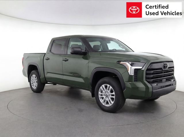Army Green 2023 Toyota Tundra SR5 CrewMax Cab RWD Pickup Truck 4X2 Automatic