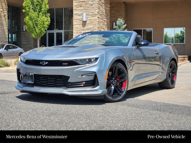 Sharkskin Metallic 2023 Chevrolet Camaro Convertible Rear-Wheel Drive Automatic