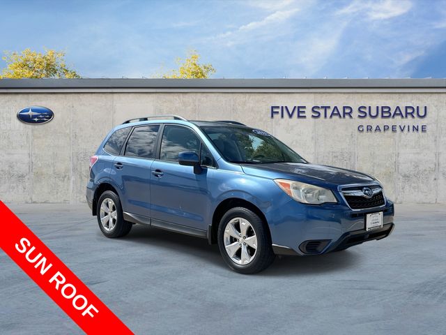 Quartz Blue Pearl 2015 Subaru Forester 2.5i Premium SUV / Crossover All-Wheel Drive Continuously Variable Transmission