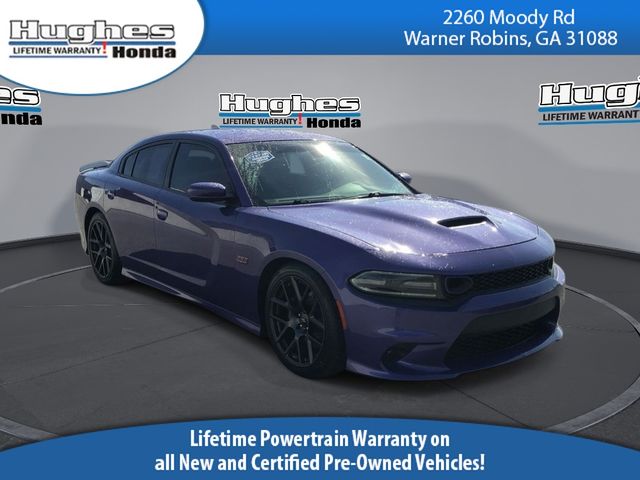 Purple (Plum Crazy Pearlcoat) 2019 Dodge Charger R/T Scat Pack RWD Sedan Rear-Wheel Drive 8-Speed Automatic