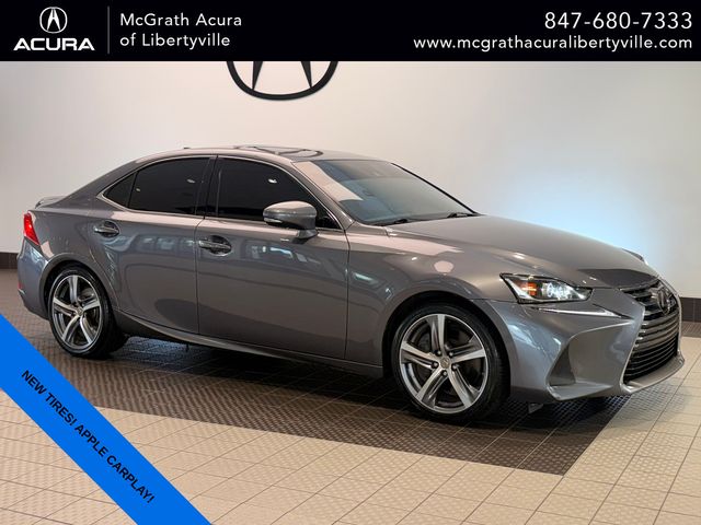 Nebula Gray Pearl 2017 Lexus IS Sedan Rear-Wheel Drive 8-Speed Automatic