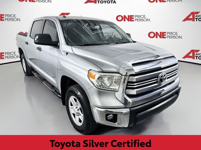 Silver Sky Metallic 2017 Toyota Tundra Pickup Truck 4X2 6-Speed Automatic Overdrive