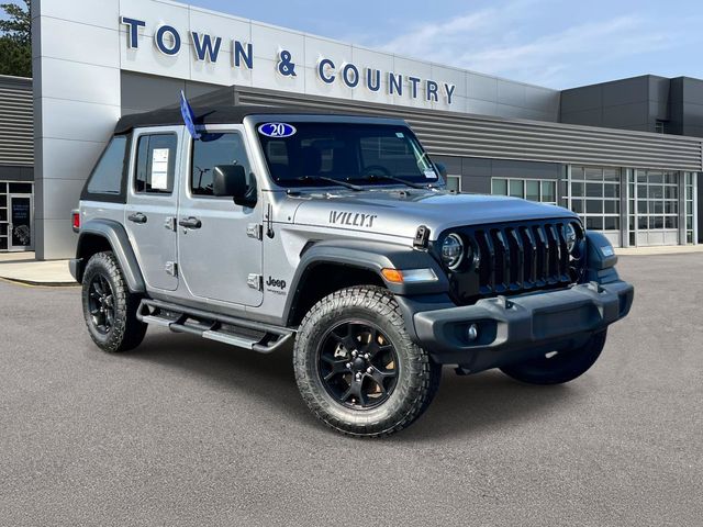 Billet Silver Metallic Clearcoat 2020 Jeep Wrangler SUV / Crossover Four-Wheel Drive 8-Speed Automatic