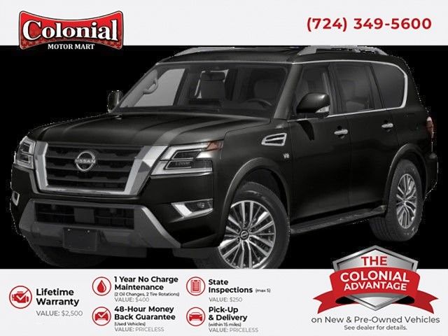 Super Black 2022 Nissan Armada SUV / Crossover Four-Wheel Drive 7-Speed Automatic