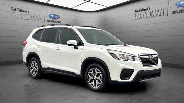 Crystal White Pearl 2019 Subaru Forester SUV / Crossover All-Wheel Drive Continuously Variable Transmission