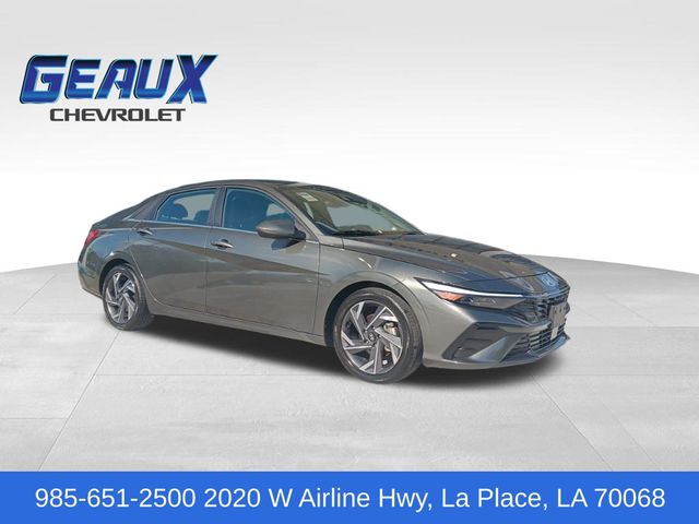 Amazon Gray 2025 Hyundai Elantra Sedan Front-Wheel Drive Continuously Variable Transmission