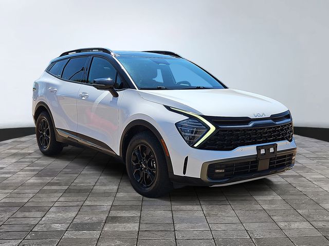 Glacier White Pearl/Ebony Black Roof 2023 Kia Sportage SUV / Crossover All-Wheel Drive 8-Speed Automatic