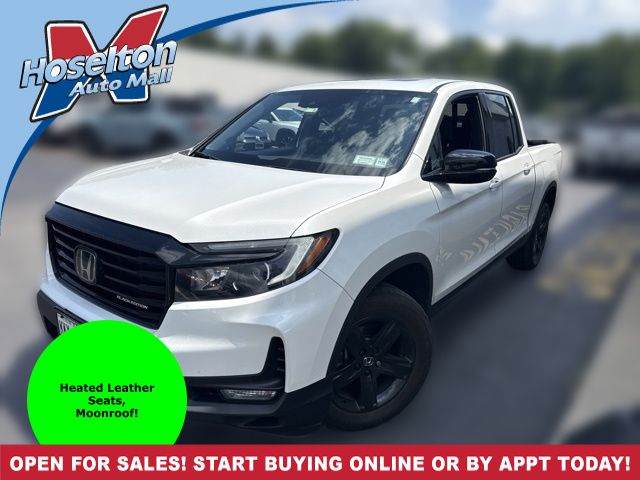 Platinum White Pearl 2022 Honda Ridgeline Pickup Truck All-Wheel Drive 9-Speed Automatic