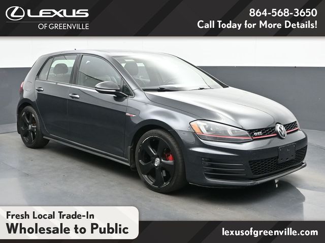 Steel Gray Metallic 2015 Volkswagen Golf GTI Hatchback Front-Wheel Drive 6-Speed Dual Clutch